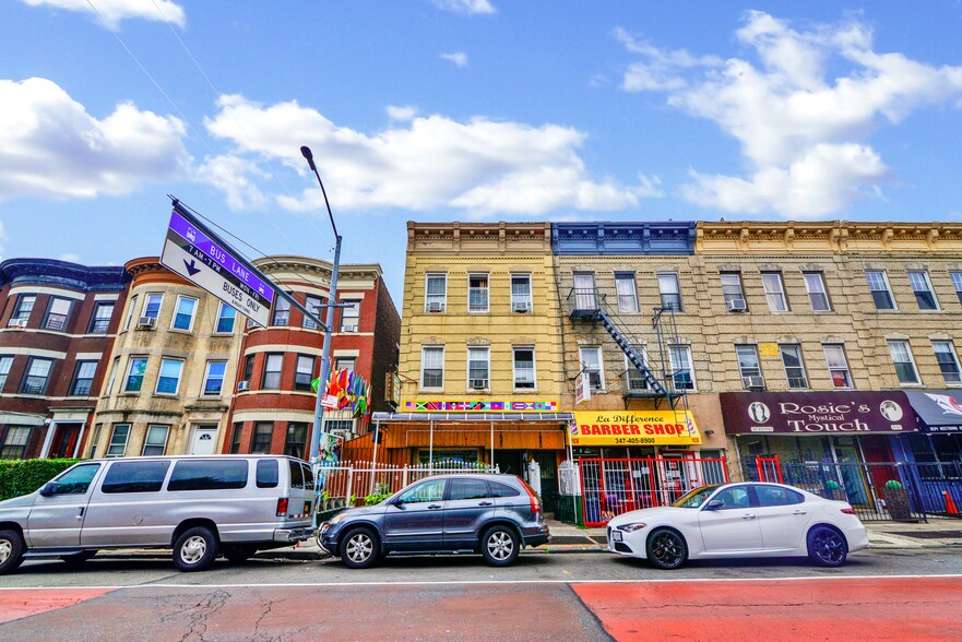 Note: A sunny day on a typical Central Brooklyn block.